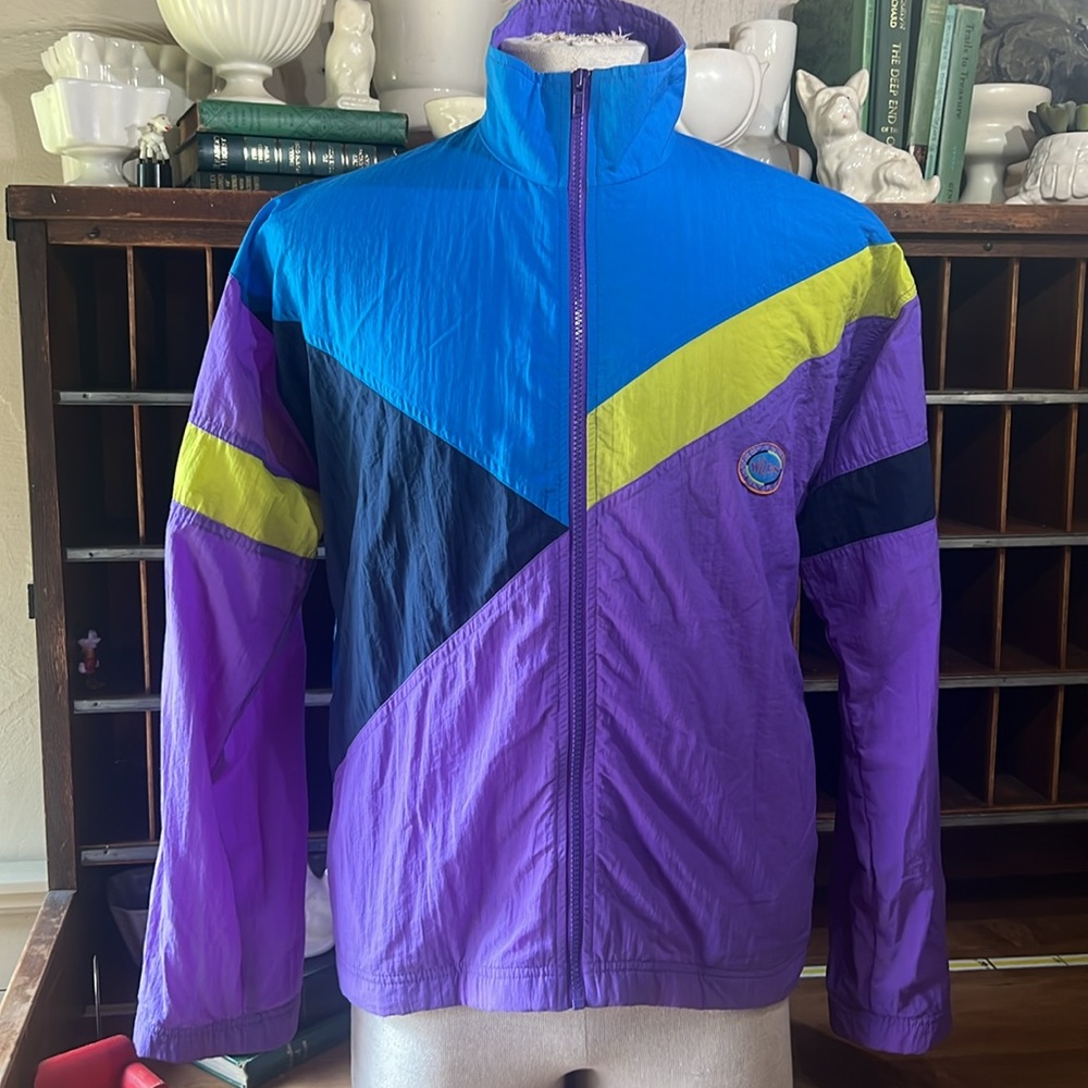 Wilson Blue and Purple Windbreaker Jacket